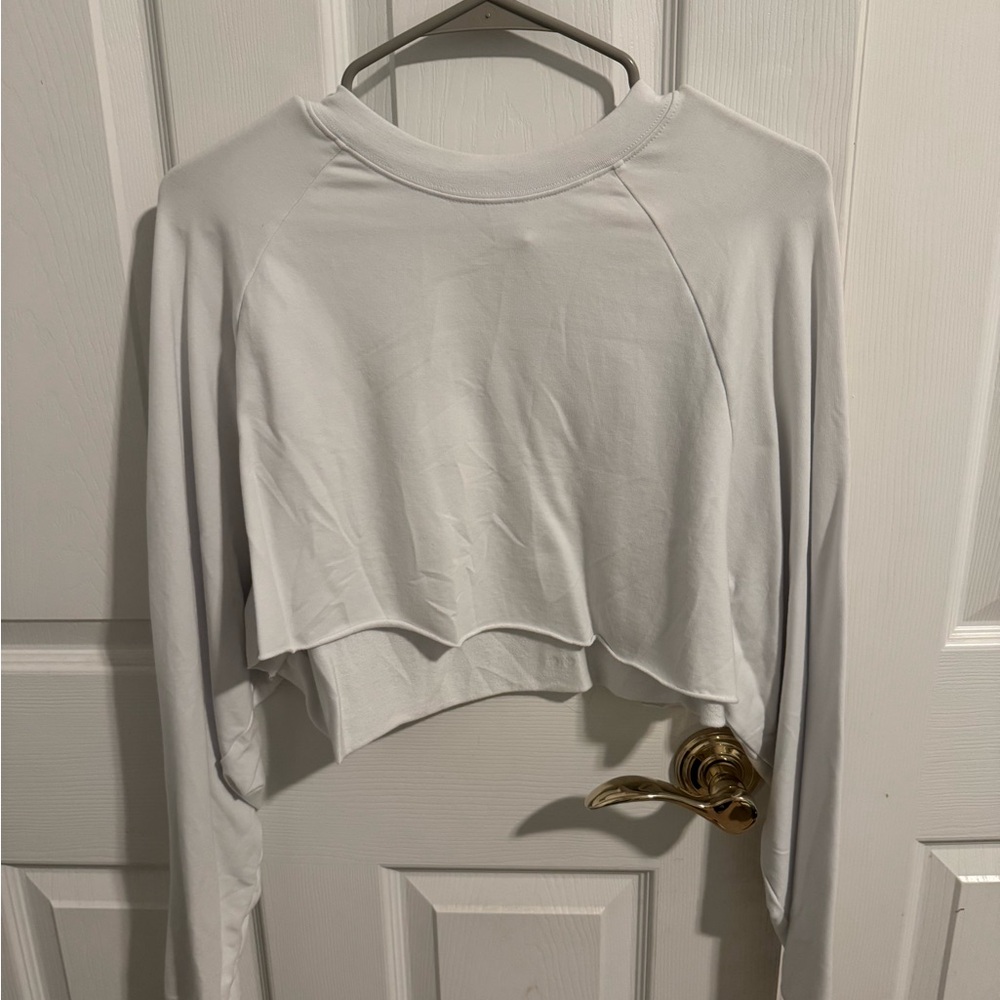 ALO cropped pullover top